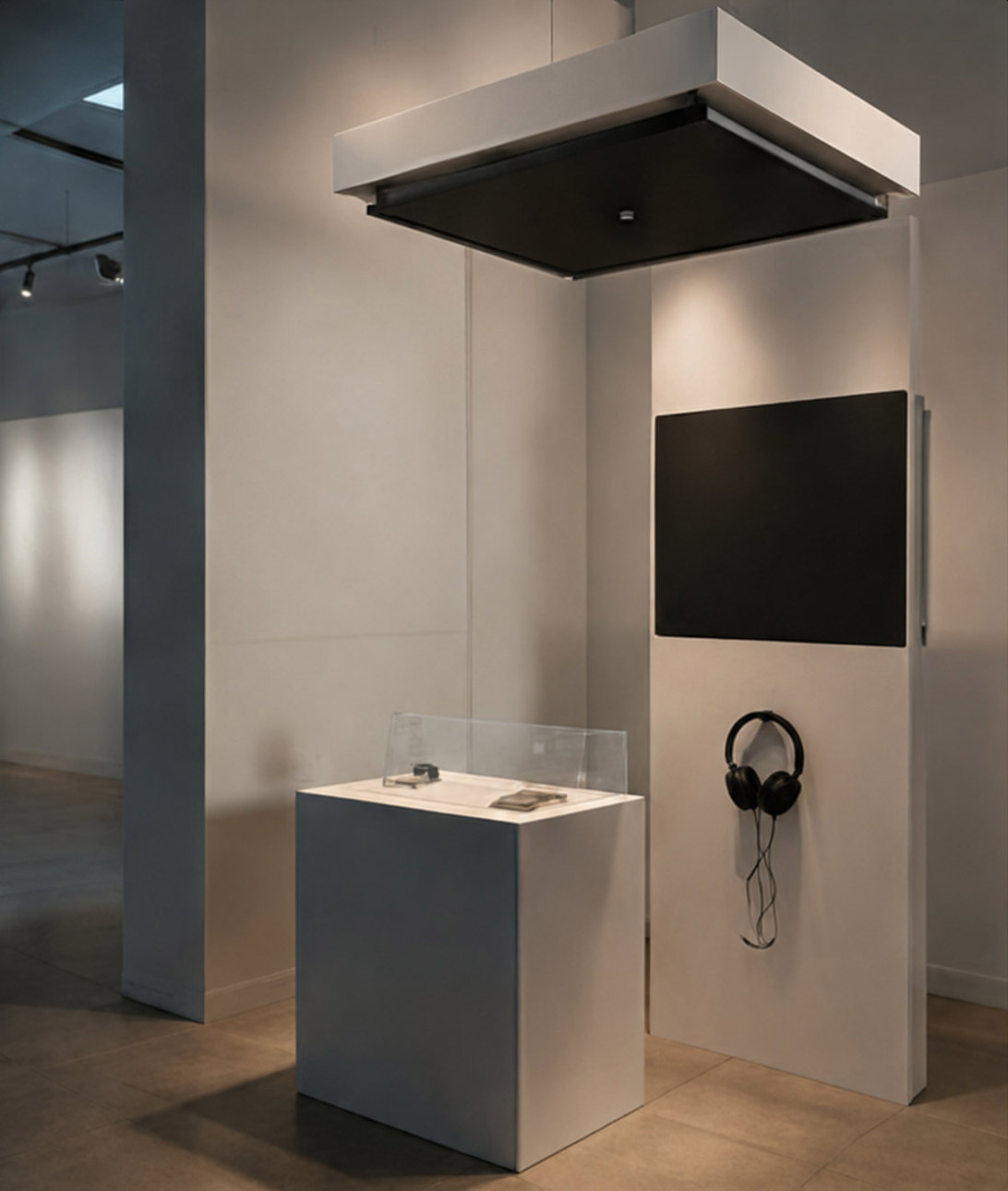 Audio Shower booth — hear the story